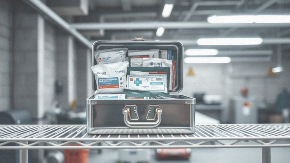 Jakie są normy dotyczące wyposażenia apteczek zakładowych?