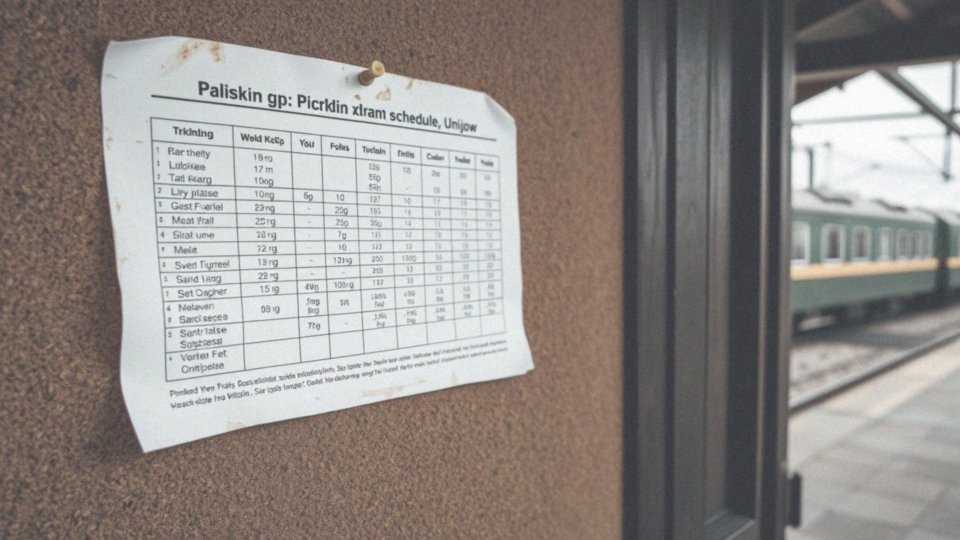 Jak wygląda rozkład jazdy PKP dla Uniejowa?