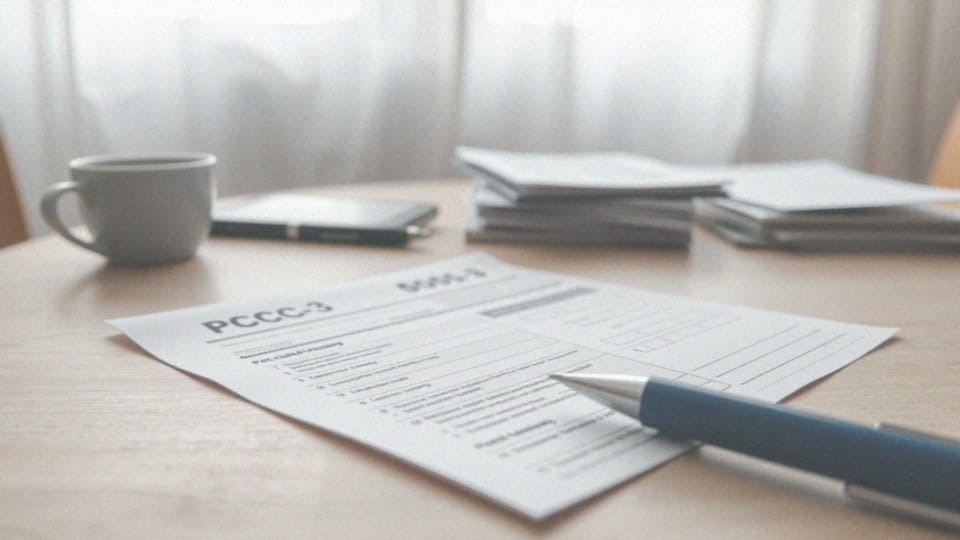 Co należy wpisać w formularzu PCC-3?