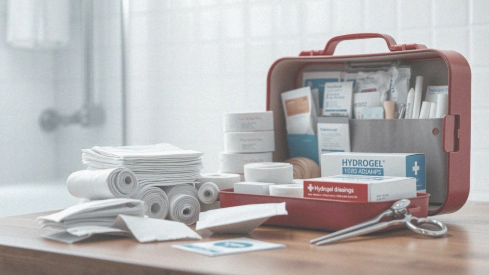 Jakie materiały opatrunkowe są niezbędne w apteczce domowej?