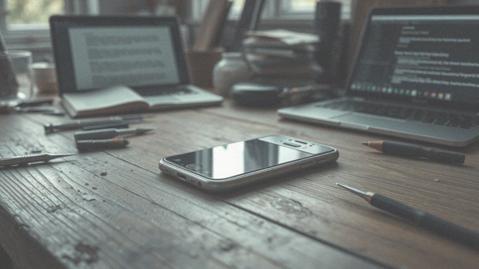Co może spowodować czarny ekran w telefonie?